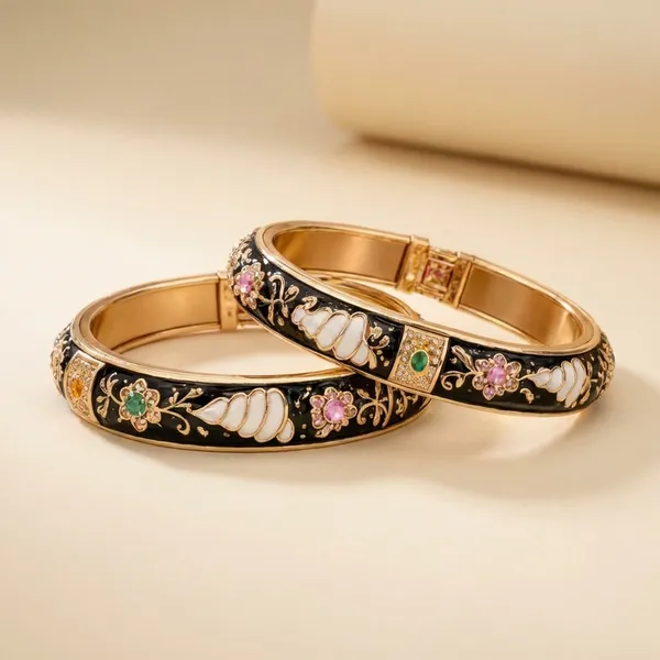 Beautiful_Anti_Tarnish_Meenakari_Kadas_For_Kids_-_Set_Of_2