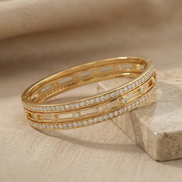 Elegant_Gold-Toned_Multi-Layer_Bangle