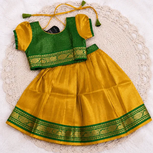 Green_Traditional_Pattu_Pavadai_Ethnic_Dress_For_Baby_Girls