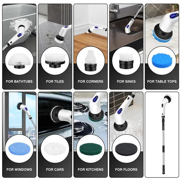 9-in-1_Rechargeable_Spin_Scrubber_Clean_Tiles_Bathrooms