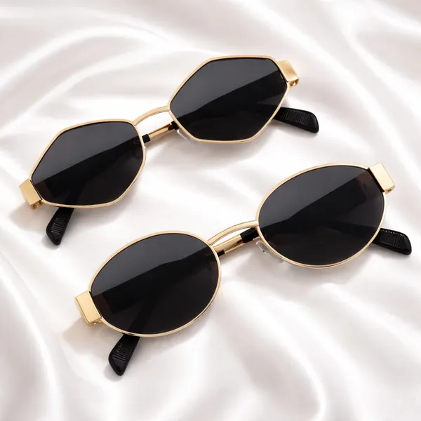 Stylish_Gold-Framed_Geometric_Sunglasses_With_Dark_Lenses