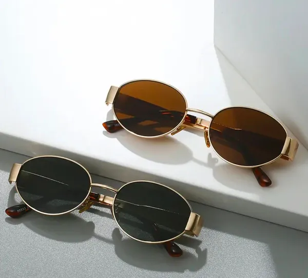 Retro_Oval_Sunglasses_With_Gold_Frame_(Pack_Of_2)