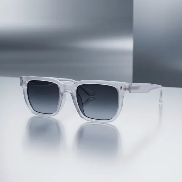 Clear_Frame_Wayfarer_Sunglasses_With_Dark_Gradient_Lenses