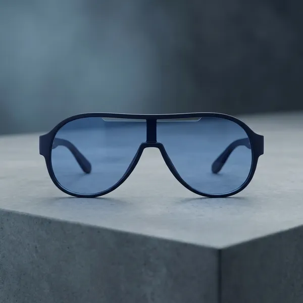Aviator_Style_Sunglasses_With_Blue_Tinted_Lenses