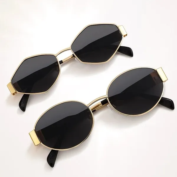 Stylish_Gold-Framed_Geometric_Sunglasses_With_Dark_Lenses