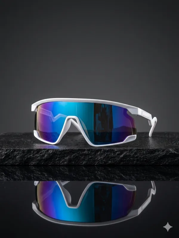 Premium_Sports_Sunglasses_With_Blue_Mirror_Lens_-_White_Frame