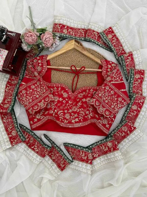 White_Tibby_Silk_Beautiful_Designer_Occasional_Wear_Saree_For_Women