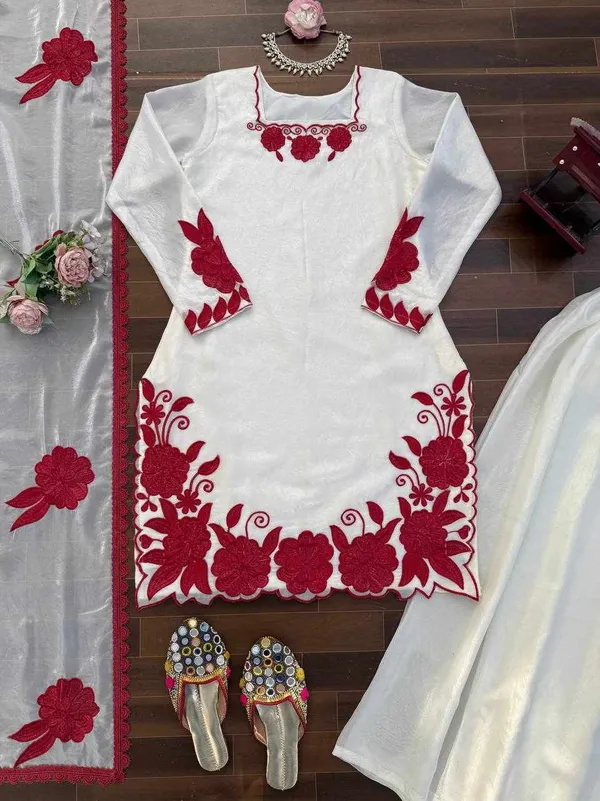 White_Cotton_Elegance_Comfort_Blend_Dress_For_Women