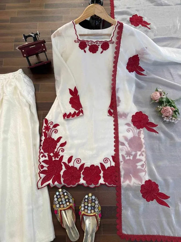 White_Cotton_Elegance_Comfort_Blend_Dress_For_Women