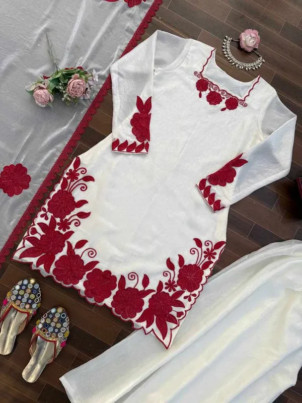 White_Cotton_Elegance_Comfort_Blend_Dress_For_Women