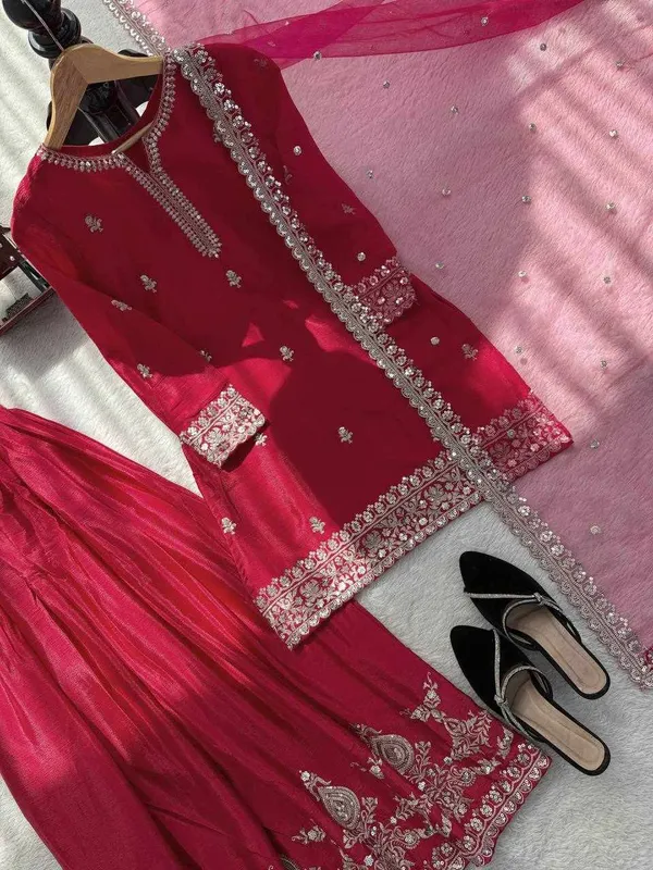 Red_Cotton_Premium_Elegance_Designer_Dress_For_Women