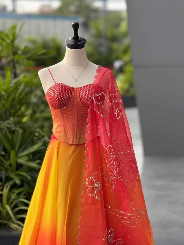 Multicolor_Organza_Elegant_Modern_Designed_Lehenga_For_Women