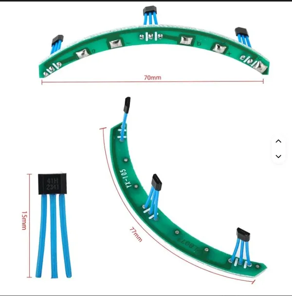 Electric_Vehicle_Hall_Sensor_Pcb