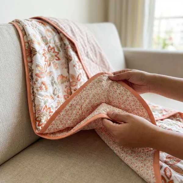 Peach_Pure_Cotton__Premium_Dohar