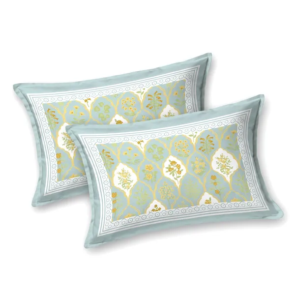 Grey_100%_Cotton_King_Size_Cotton_Double__BedsheetWith_Pillow_Covers_(108X108_Inches)