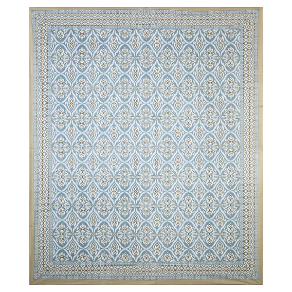 Grey_100%_Cotton_Luxury_Ikat_Print_King_Size_Cotton_Double__Bedsheet(108X108_Inches)