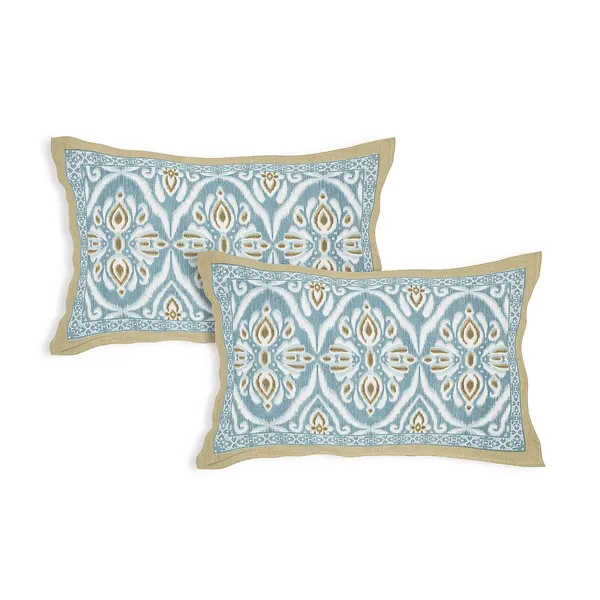 Grey_100%_Cotton_Luxury_Ikat_Print_King_Size_Cotton_Double__Bedsheet(108X108_Inches)
