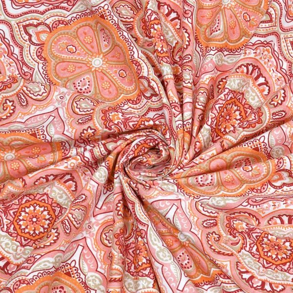 Pink_100%_Cotton_Modern_Ikat_Print_Cotton_Double_Bedsheet_King_Size_Peach_Color_(108X108_Inches)