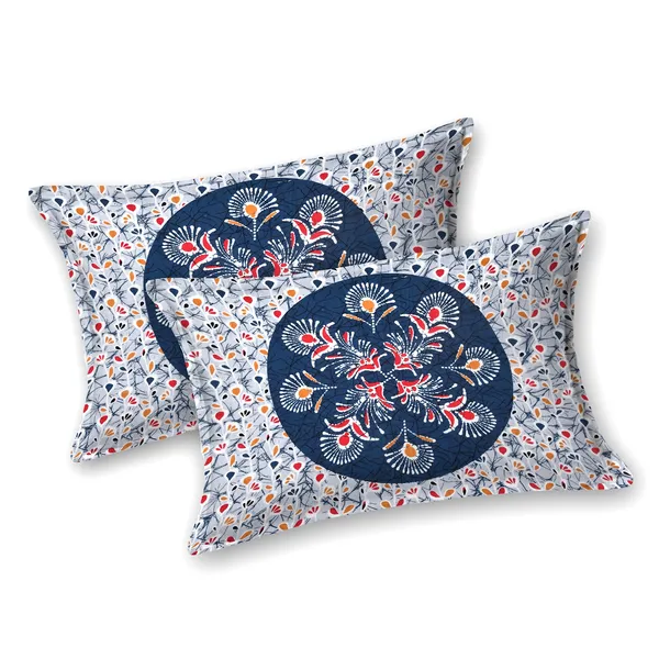 Blue_100%_Cotton_Designer_Cotton_Double__BedsheetKing_Size_With_Pillow_Covers_(108X108_Inches)