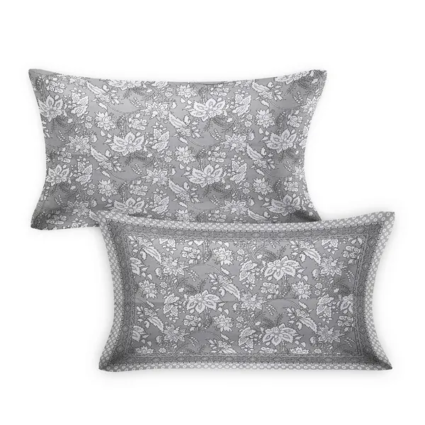 Grey_100%_Cotton_Elegant_Grey_And_White_Floral_King_Size_Cotton_Double__BedsheetGrey_Color_(108X108_Inches)