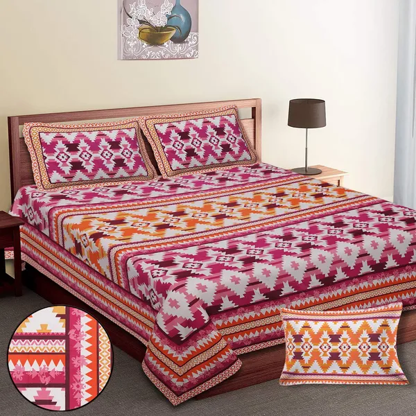 Pink_100%_Cotton_Printed_Cotton_Double__BedsheetKing_Size_(108X108_Inches)