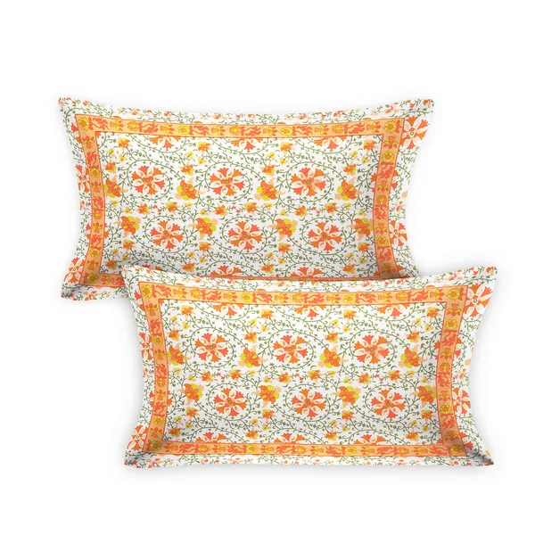 Yellow_100%_Cotton_Mustard_Yellow_Elegant_Cotton_Double__BedsheetKing_Size_With_Pillow_Covers_(108X108_Inches)