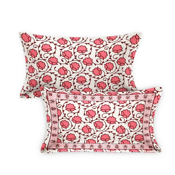 Pink_100%_Cotton_King_Size_Cotton_Double__BedsheetSet_With_Pillow_Covers_(108X108_Inches)