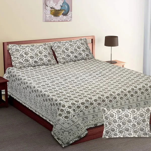 Grey_100%_Cotton_Premium_Printed_Cotton_Double__BedsheetKing_Size_(108X108_Inches)