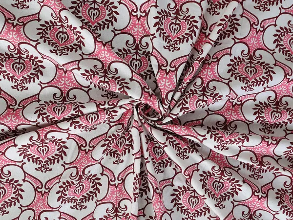 Pink_100%_Cotton_Designer_Cotton_Double__Bedsheet_King_Size_With_Pillow_Covers_(108X108_Inches)