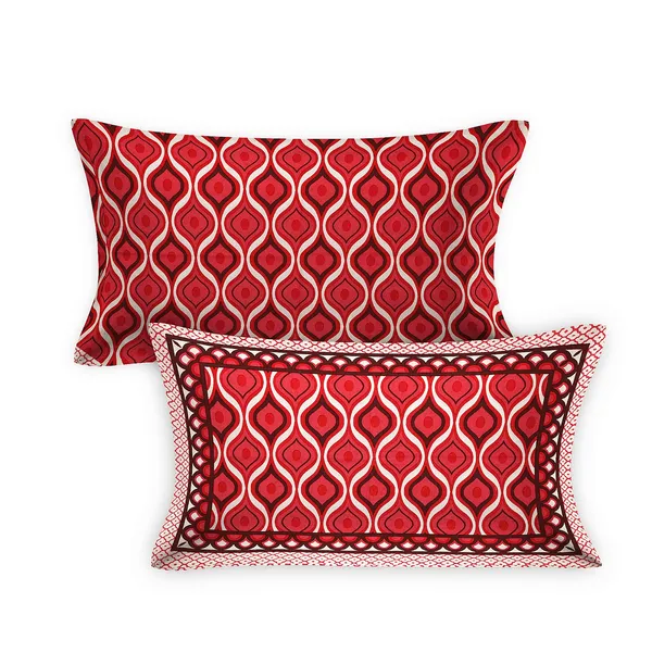 Red_100%_Cotton_King_Size_Cotton_Double__BedsheetWith_Pillow_Covers_(108X108_Inches)