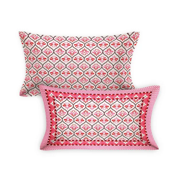 White_100%_Cotton_Elegant_Cotton_Double__Bedsheet_King_Size_With_Pillow_Covers_(108X108_Inches)