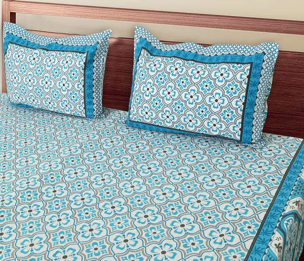 Sky_Blue_100%_Cotton_Luxury_Printed_Cotton_Double__BedsheetKing_Size_(108X108_Inches)