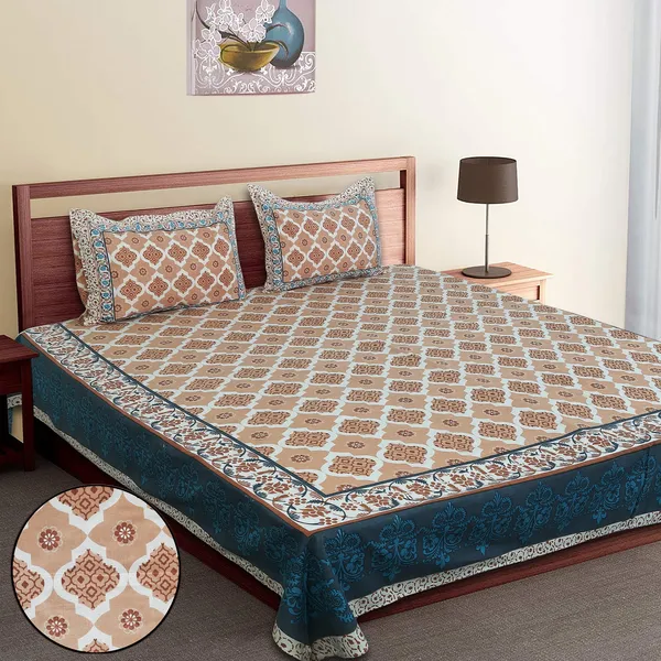 Brown_100%_Cotton_Premium_Printed_Cotton_Double__BedsheetKing_Size_(108X108_Inches)