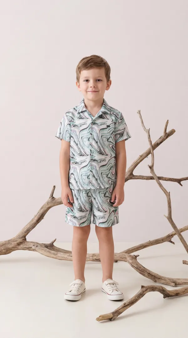 Multicolour_Imported_Premium_Quality_Stylish_Printed_Shirt_And_Shorts_Set_For_Boys