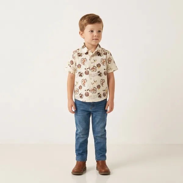 Multicolour_Imported_Premium_Quality_Stylish_Printed_Shirt_And_Shorts_Set_For_Boys