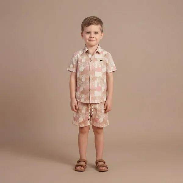 Multicolour_Imported_Premium_Quality_Stylish_Printed_Shirt_And_Shorts_Set_For_Boys