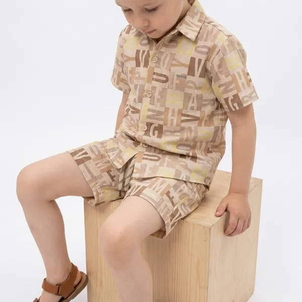 Multicolour_Imported_Premium_Quality_Stylish_Printed_Shirt_And_Shorts_Set_For_Boys
