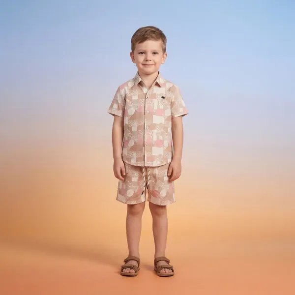 Multicolour_Imported_Premium_Quality_Stylish_Printed_Shirt_And_Shorts_Set_For_Boys