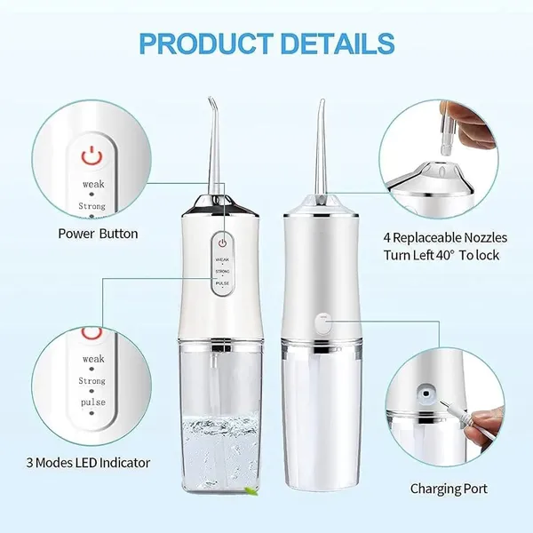 Water_Dental_Flosser_Oral_Irrigator_With_3_Modes_And_4_Jet_Tips_220_Ml_Ipx4_Waterproof
