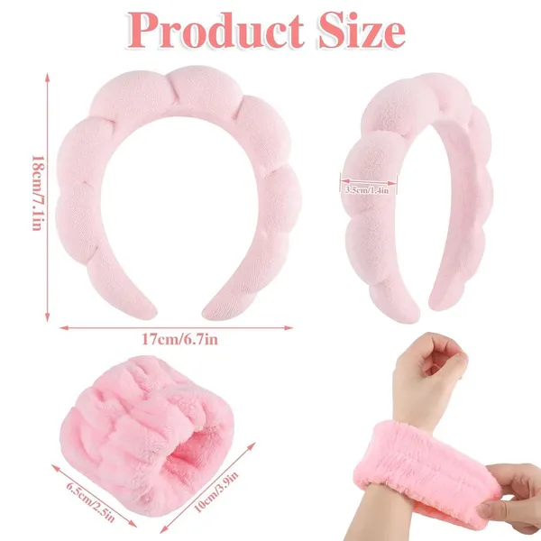 Spa_Headband_And_Wrist_Band_Combo_Set