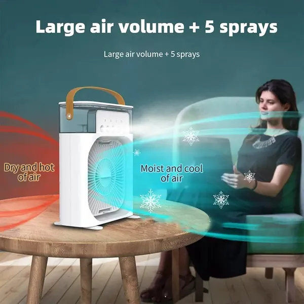 Portable_Humidifier_Air_Cooler_Mist_Fan_Mini_Table_Fan_For_Home_With_3_Speed_Mode_With_Water_Spray,_7_Color_Led_&_Timer,_Usb_Personal_Cooler_Desk_Fan_For_Shop,_Office,_Kitchen