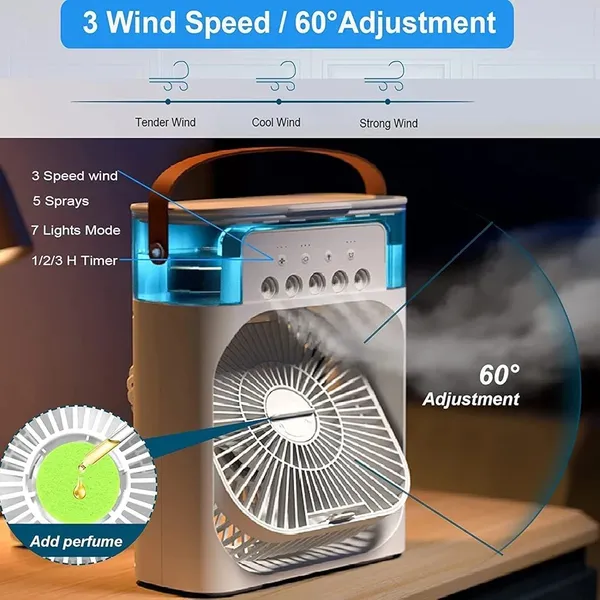 Portable_Humidifier_Air_Cooler_Mist_Fan_Mini_Table_Fan_For_Home_With_3_Speed_Mode_With_Water_Spray,_7_Color_Led_&_Timer,_Usb_Personal_Cooler_Desk_Fan_For_Shop,_Office,_Kitchen