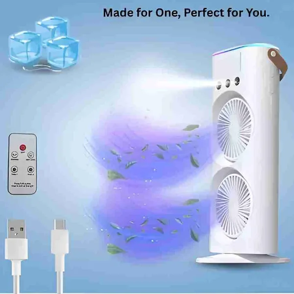 Portable_Doul_Fan_Rechargeable_Cooler_Cum_Ac