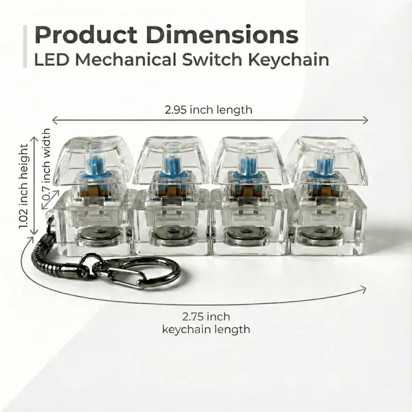 Led_Keyboard_Fidget_Keychain_Mini_Mechanical_Click_Fun