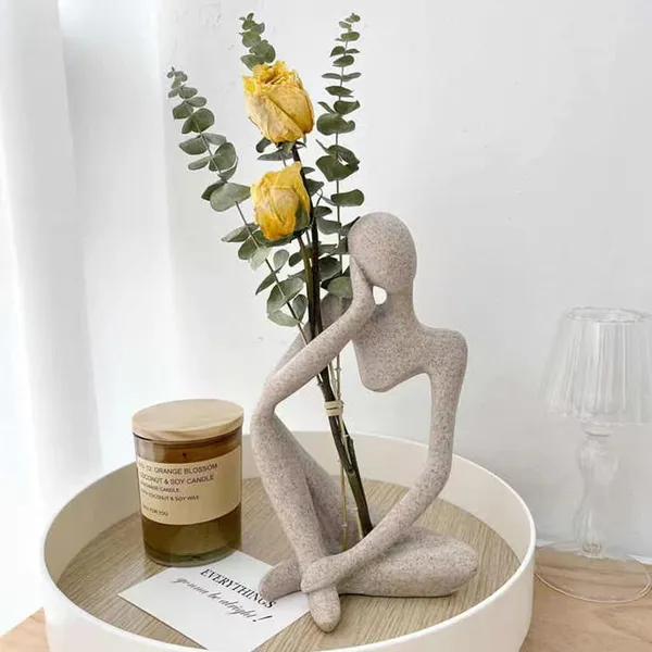 Human_Statue_Bookshelf_Decor_Ceramic_Thinker_Sandstone