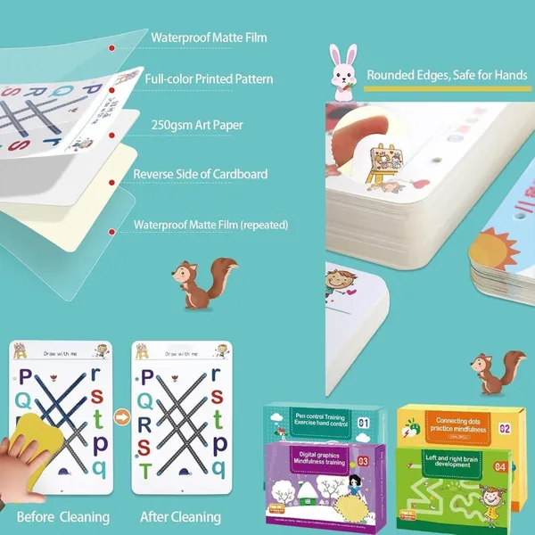 64_Pages_Magical_Tracing_Workbook_Set