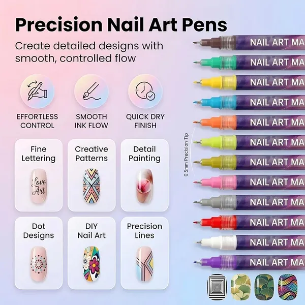 12_Pc_Nail_Art_Maker_Pen