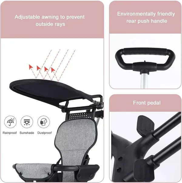 3_In_1_Foldable_Baby_Stroller_With_Umbrella