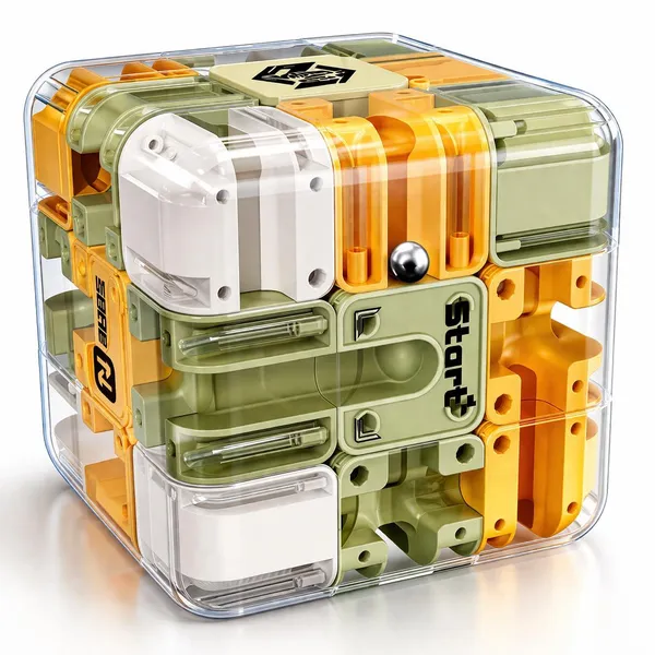3_D_Ball_Rolling_Maze_Cube_Puzzle