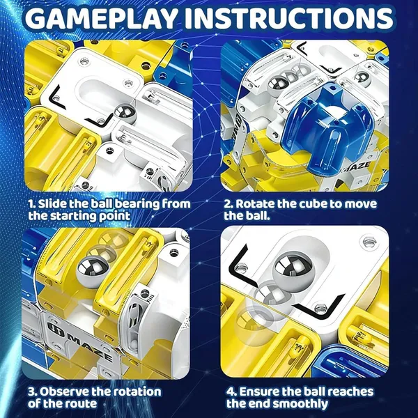 3_D_Ball_Rolling_Maze_Cube_Puzzle